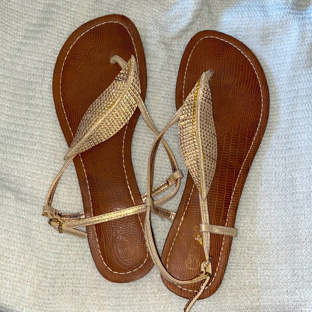 Carlos Santana Sparkle Leaf Flats